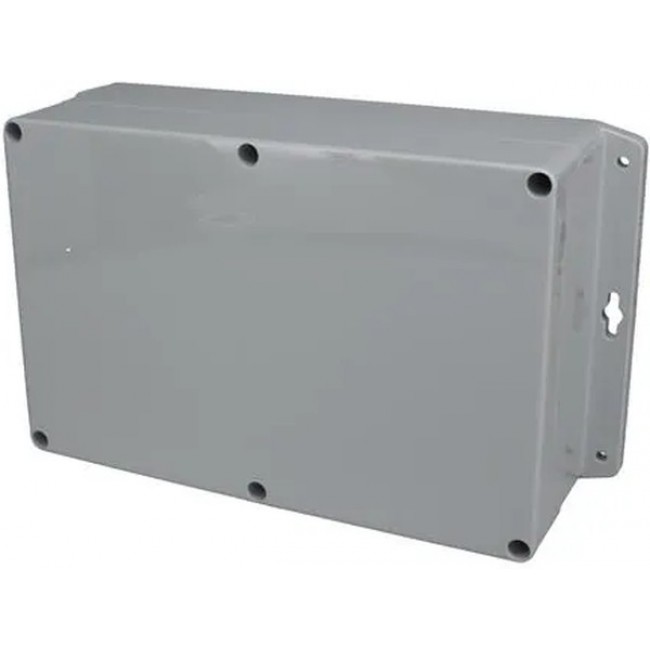 PN-1329-MB, Plastic Enclosure - Multipurpose - 8.740" L x 5.748" W x 2.953" H (222.00mm x 146.00mm x 75.00mm) - Cover Included - Light Gray.