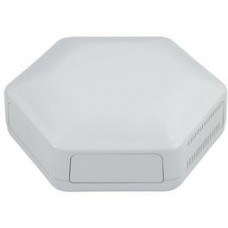 CBHEX1-51-WH, HexBox IoT Enclosure with 5 Solid and 1 Vented Panels 130x146x45mm White ABS IP30 / IP40