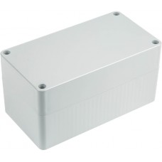 Grey ABS General Purpose Enclosure, IP54, Grey Lid, 150 x 80 x 76mm