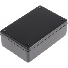 Black ABS Enclosure, Black Lid, 105 x 70 x 35mm