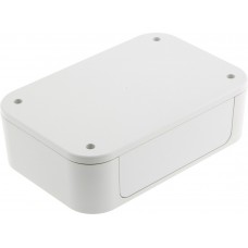 PF15-5-10W, PF Series White ABS Enclosure, IP40, White Lid, 100 x 150 x 45mm