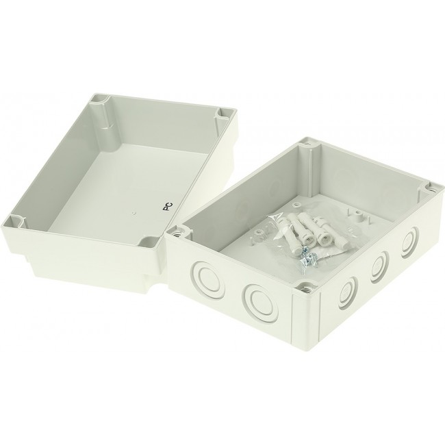 PCM 150/100 G ENCLOSURE, Grey Polycarbonate Enclosure, IP66, IP67, Grey Lid, 180 x 130 x 100mm