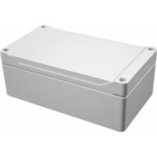 1555N2F42GY, 1555F Series Polycarbonate Enclosure, IP68, Flanged, 4.70 x 4.70 x 2.44in