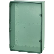 CAB PC 604022 T3B, CAB Series Polycarbonate Wall Box, IP65, Viewing Window, 600 mm x 400 mm x 220mm