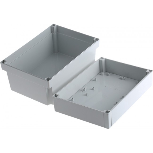 ABS 200/150 HG ENCLOSURE, Enclosure ABS MNX 180x150x255mm Light Grey ABS IP67