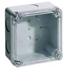 CLWIB 1, Junction Box with Clear Lid, 110x110x60mm, Thermoplastic