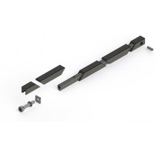 422C-280SSB, Racks & Rack Cabinet Accessories Wedgelock, Anodized, 4-40 Mounting, 3/32 Hex Socket, 0.225 x 0.225 x 2.80 Inch