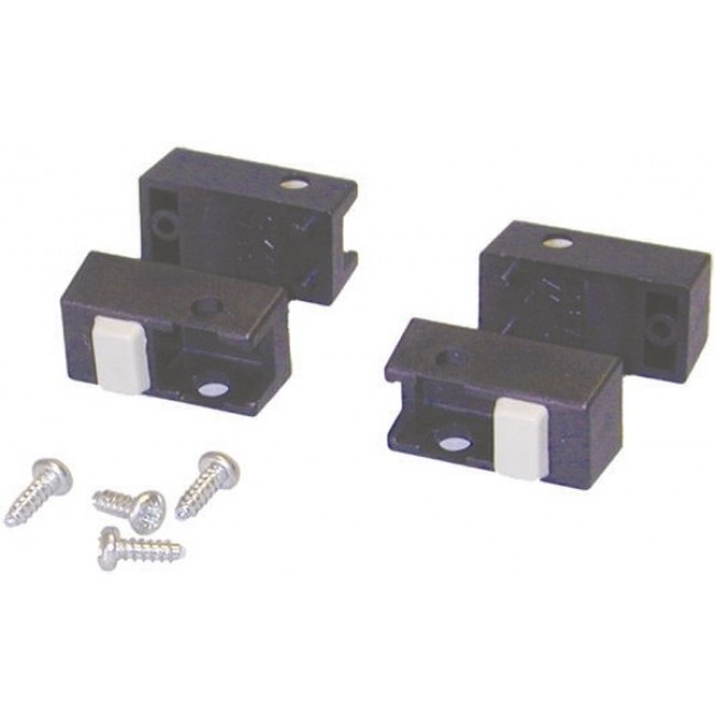 ABS Feet for Use with Metcase Enclosure, 34 x 17mm