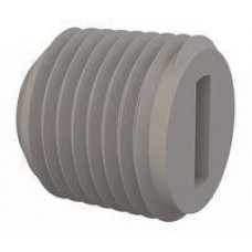 62NPT01227, Conduit Fittings & Accessories Pipe Plugs, Round, 1/8-27 NPT Thread, .390 Lg