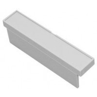 CNMB/4/TGS, Terminal Guard Solid Size 4 70.6mm Polycarbonate Light Grey