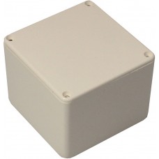 White ABS Enclosure, IP54, White Lid, 55 x 55 x 42mm