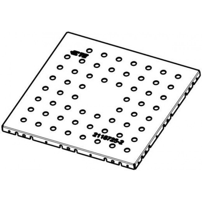 2118725-4, Board Mount EMI Enclosures 44.97 x 44.97 x 2mm Two-piece Aluminum SMD