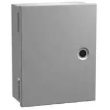 N1J12106, Electrical Enclosures N1 Enclosure w/panel - 12 x 10 x 6 - Steel/Gray