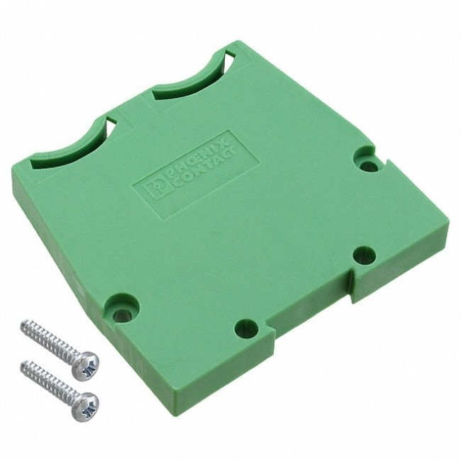 2959311, Plastic, Polyamide Panel, Side 1.772" L x 0.236" W x 1.614" H (45.00mm x 6.00mm x 41.00mm) Green