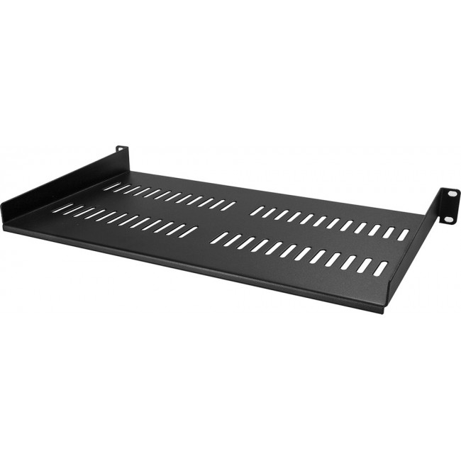 CABSHELFV1U, Metal, Steel Cover 17.300" L x 9.800" W x 1.700" H (439.42mm x 248.92mm x 43.18mm) Black