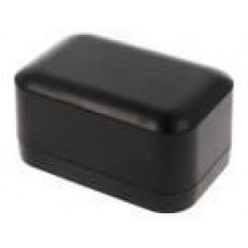 1556CABK, 1556 Series Black ABS, Plastic General Purpose Enclosure, IP54, Flanged, Black Lid, 80 x 120 x 60mm