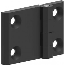 399125, LEAF HINGE 60X90 ZAMAK BLACK POW