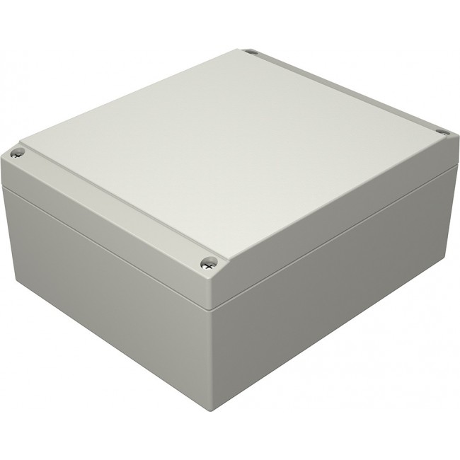 041518080, Aluform Series Grey Die Cast Aluminium Enclosure, IP66, IK09, Grey Lid, 180 x 150 x 81mm