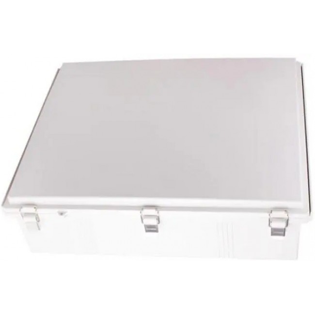 PTQ-11081, Enclosures, Boxes, & Cases PC+10% Fiberglass Box with Stainless Steel Latch (20.9 X 28.7 X 7.3 In)