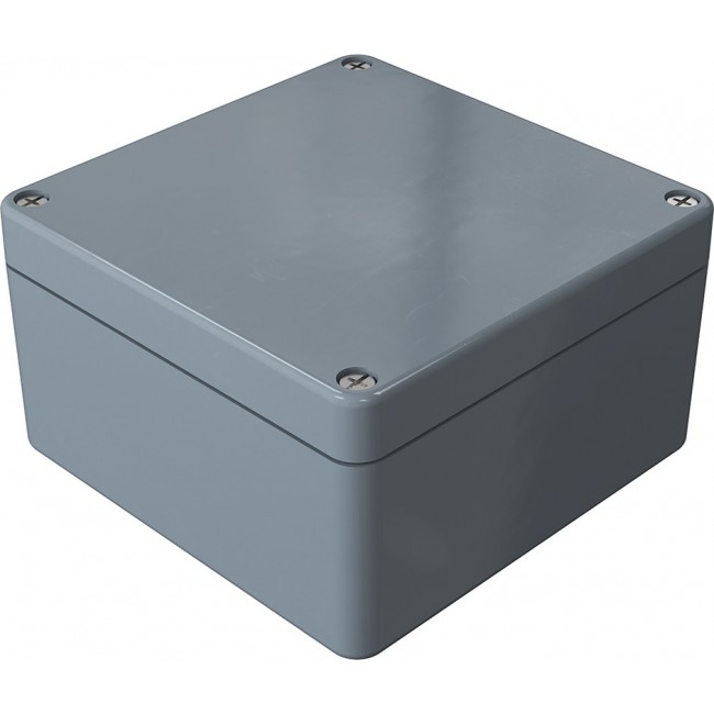 021616090, Polyester Standard Series Grey Glass Fibre Reinforced Polyester Enclosure, IP66, IK08, Grey Lid, 160 x 160 x 91mm