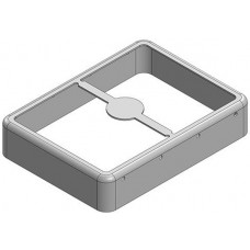 MS548-10F, EMI Gaskets, Sheets, Absorbers & Shielding 54.8 x 40.8 x 11mm Two-piece Drawn-Seamless RF Shield/EMI Shield FRAME (CRS)