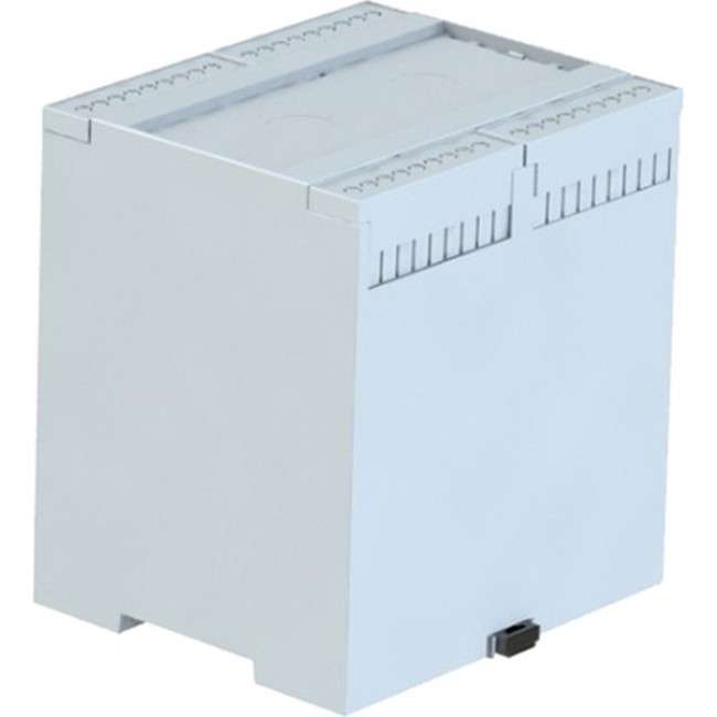 CDIB/6ST/D2/KIT, Solid Top Enclosure Type CDIB Series , 114 x 106.2 x 90mm, Polycarbonate DIN Rail Enclosure Kit