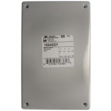 1594EGY, Enclosures, Boxes, & Cases Flame Retardant ABS 2.1x4.2x6.6" Grey