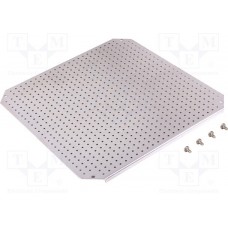 MPMP ARCA 5050, Galvanised Steel Perforated Mounting Plate, 450mm W for Use with ARCA Series