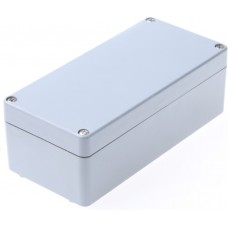 P 081606 ENCLOSURE, Euronord II Series Grey Polyester Enclosure, IP66, IP67, Grey Lid, 160 x 75 x 55mm