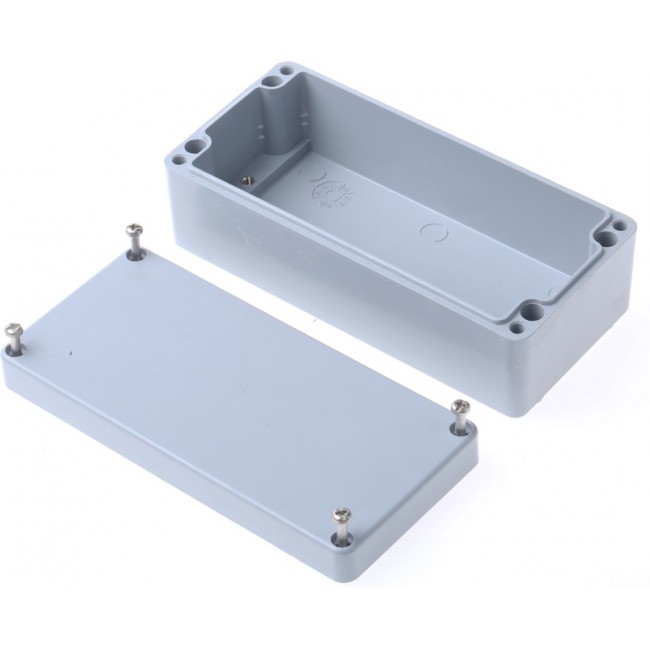 P 081606 ENCLOSURE, Euronord II Series Grey Polyester Enclosure, IP66, IP67, Grey Lid, 160 x 75 x 55mm