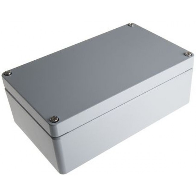 01162609, Aluminium Standard Series Grey Die Cast Aluminium Enclosure, IP66, IK09, Grey Lid, 260 x 160 x 90mm