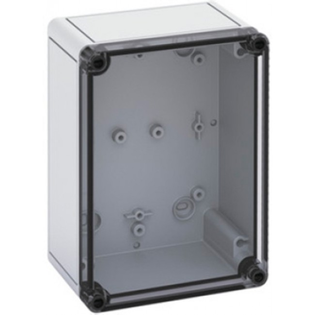 13001621, TK PC Series Grey Polycarbonate Enclosure, IP66, 180 x 130 x 90mm