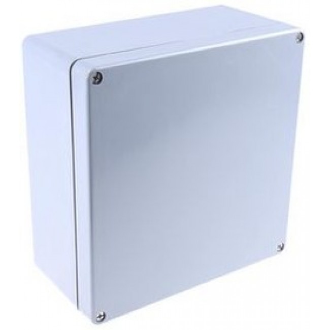 9188825, Plastic Enclosure 255x250x120mm Grey Glass Fibre Polyester IP66