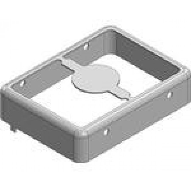 MS270-10F, EMI Gaskets, Sheets, Absorbers & Shielding 27 x 20 x 6mm Two-piece Drawn-Seamless RF Shield/EMI Shield FRAME (CRS)