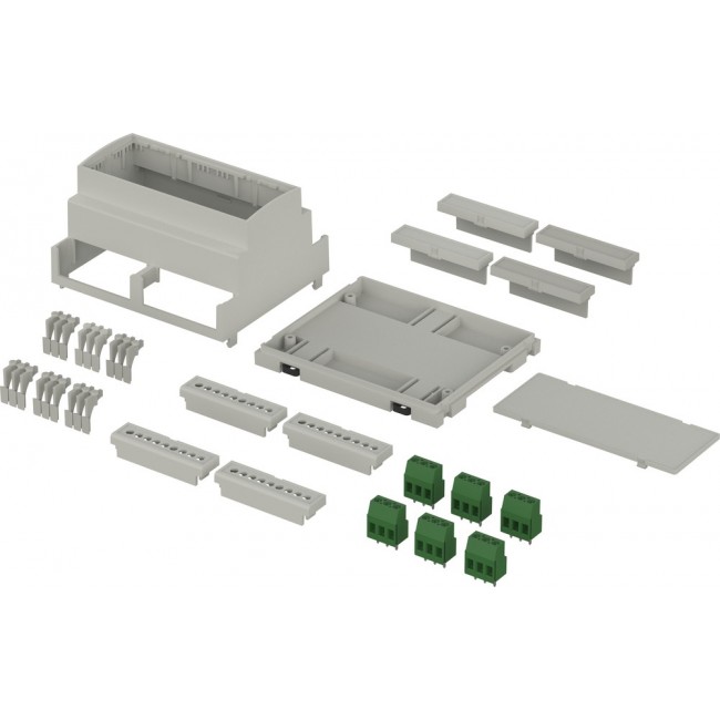 65610105.S1 CNC 105.0, CombiNorm-Control Series Light Grey Flame Retardant ABS Enclosure, IP20, 107 x 89.8 x 65.2mm