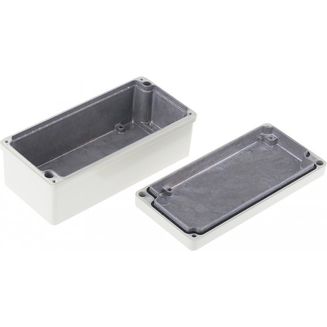 110.083.101, Conform Series Grey Die Cast Aluminium Enclosure, IP66, IP67, Grey Lid, 179 x 84 x 67mm