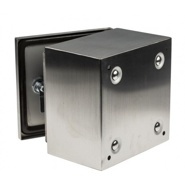 304 Stainless Steel Wall Box, IP66, 200 mm x 200 mm x 150mm