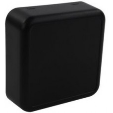 CBRS02SBK, Room Sensor Enclosure, Size 2, Solid, Black, 74x74x25.5mm