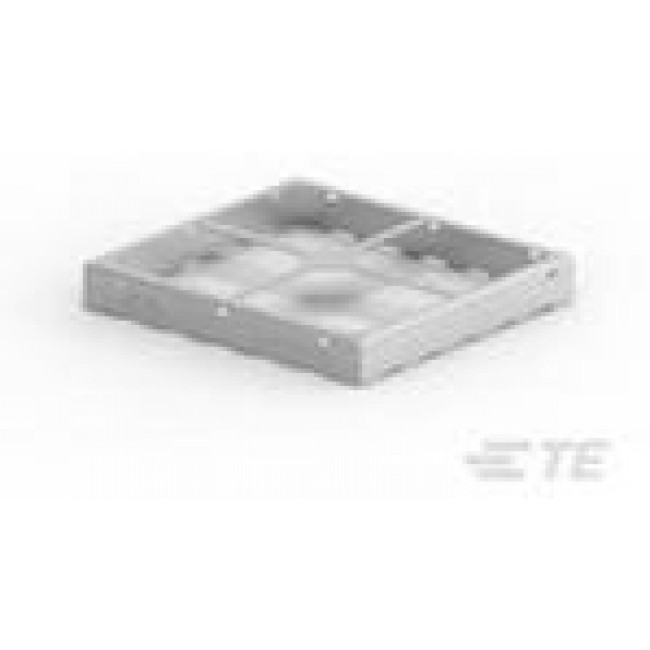 2118724-2, Board Mount EMI Enclosures 36.83 x 33.68 x 5.08mm Two-piece Cold Rolled Steel SMD