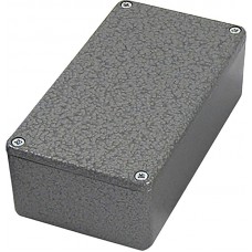 RTM5003/13-PAT, 5000 Series Black Die Cast Aluminium Enclosure, IP54, Black Lid, 112 x 62 x 31mm