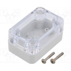 ZP60.40.30JPH TM PC, Enclosure: multipurpose; X: 40mm; Y: 60mm; Z: 30mm; ZP; polycarbonate