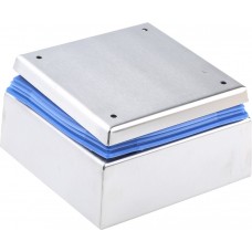 1670600, HD Series Stainless Steel Terminal Box, IP66, IP69K, 150 mm x 150 mm x 80mm