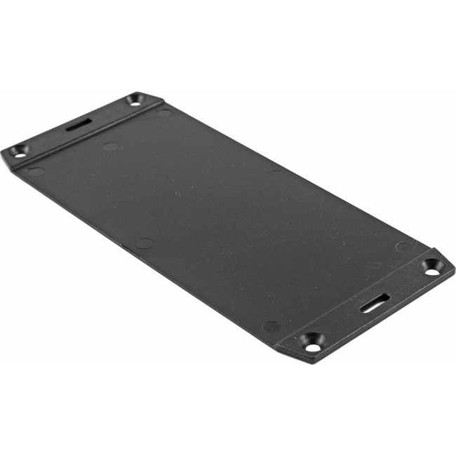 1591FDBK, Plastic Cover, Lid 6.969" L x 3.007" W x 0.118" H (177.01mm x 76.38mm x 3.00mm) Black