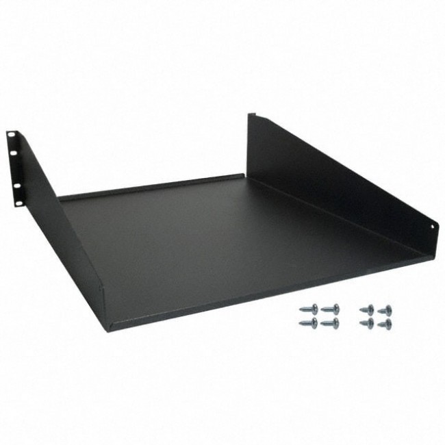 SA-1752-BT, Metal, Steel Shelf, Fixed 20.000" L x 19.000" W x 5.218" H (508.00mm x 482.60mm x 132.54mm) Black