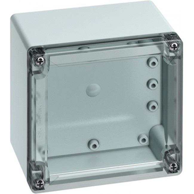 20150501, TG Series Grey Polycarbonate Enclosure, IP66, IP67, Grey Lid, 124 x 85 x 122mm