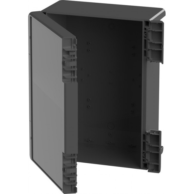 96037674, Bocube Series Graphite Grey ABS Enclosure, IP66, IP68, Graphite Grey Lid, 160 x 364 x 284mm