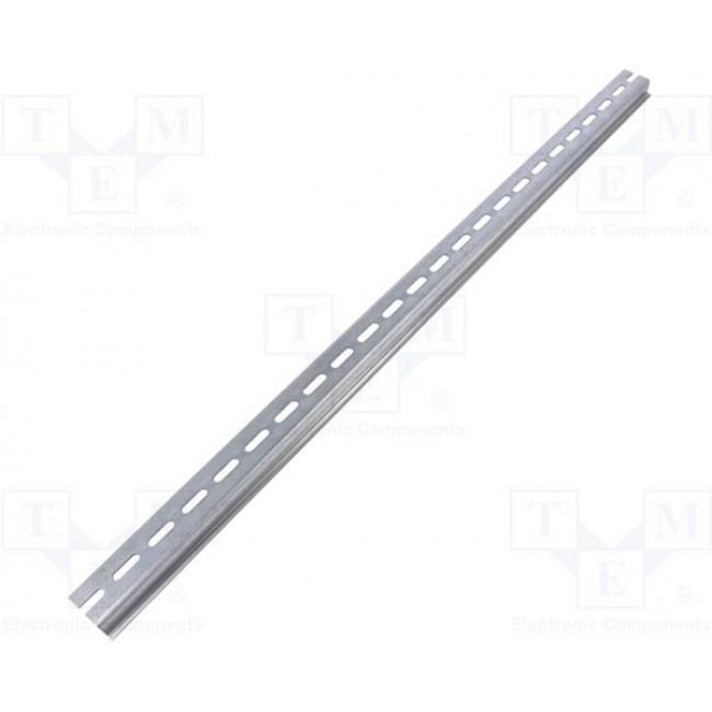 2319000, DIN rail; steel sheet; W: 35mm; L: 587mm; AE,KL; Plating: zinc