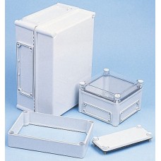 EKOE 180 G ENCLOSURE, EK Series Grey Polycarbonate Enclosure, IP66, IP67, Flanged, Grey Lid, 280 x 280 x 180mm