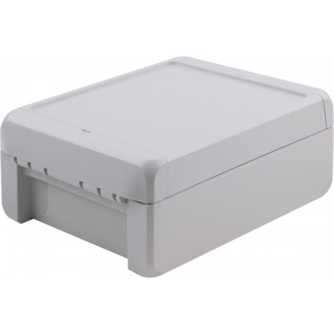 96033225 B 141306 ABS-7035, Bocube Series Light Grey ABS Enclosure, IP66, IP68, Light Grey Lid, 151 x 125 x 60mm