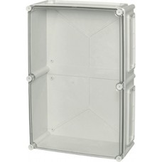 EKUH 180 T ENCLOSURE, EK Series Grey Polycarbonate Enclosure, IP66, IP67, Flanged, Transparent Lid, 560 x 380 x 180mm